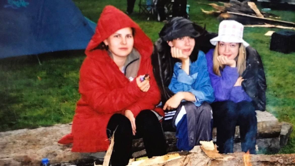 А это Телецкое озеро и моя первая ночевка в палатке, 2009 год