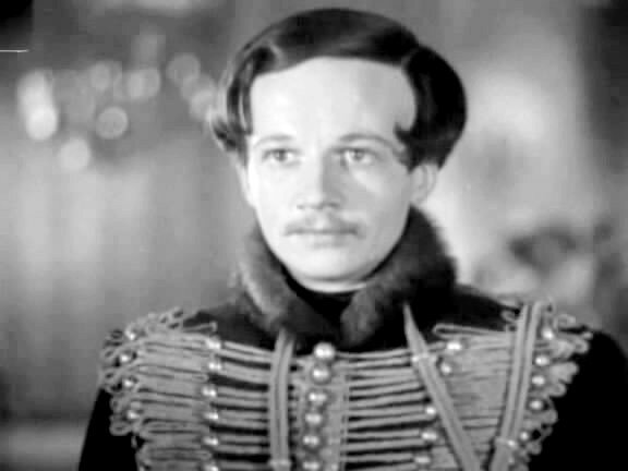 кадра из фильма "Лермонтов", 1943 г.