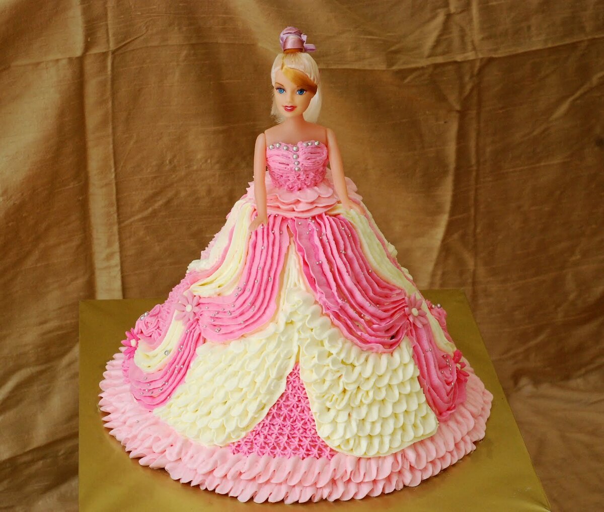 Торт-кукла «Розовая принцесса» | Рецепты с фото