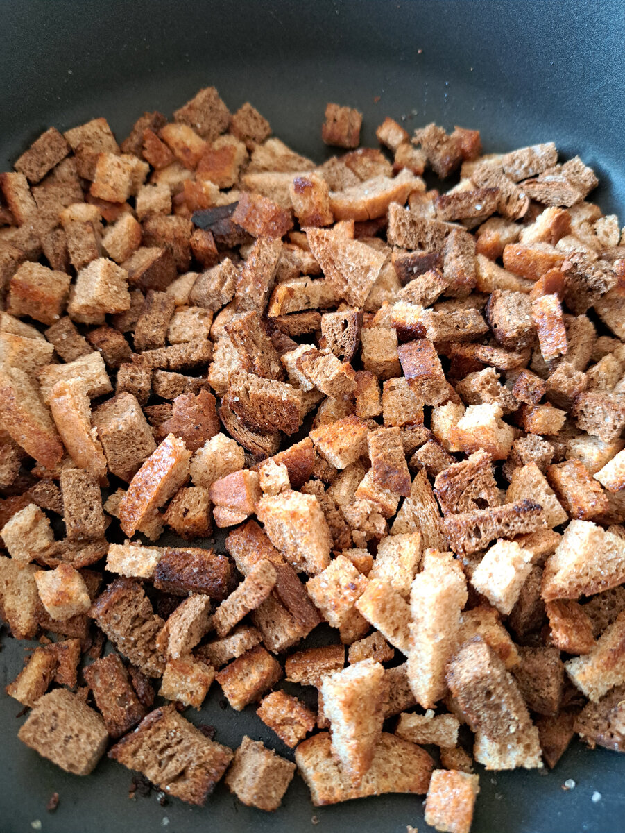 Домашние сухарики.