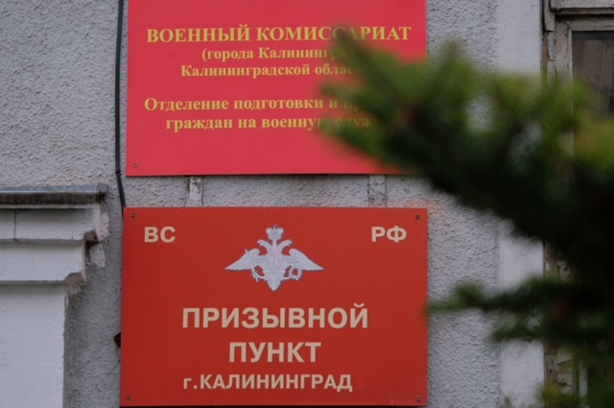    Весной и летом в Калининграде должны призвать около 500 человек