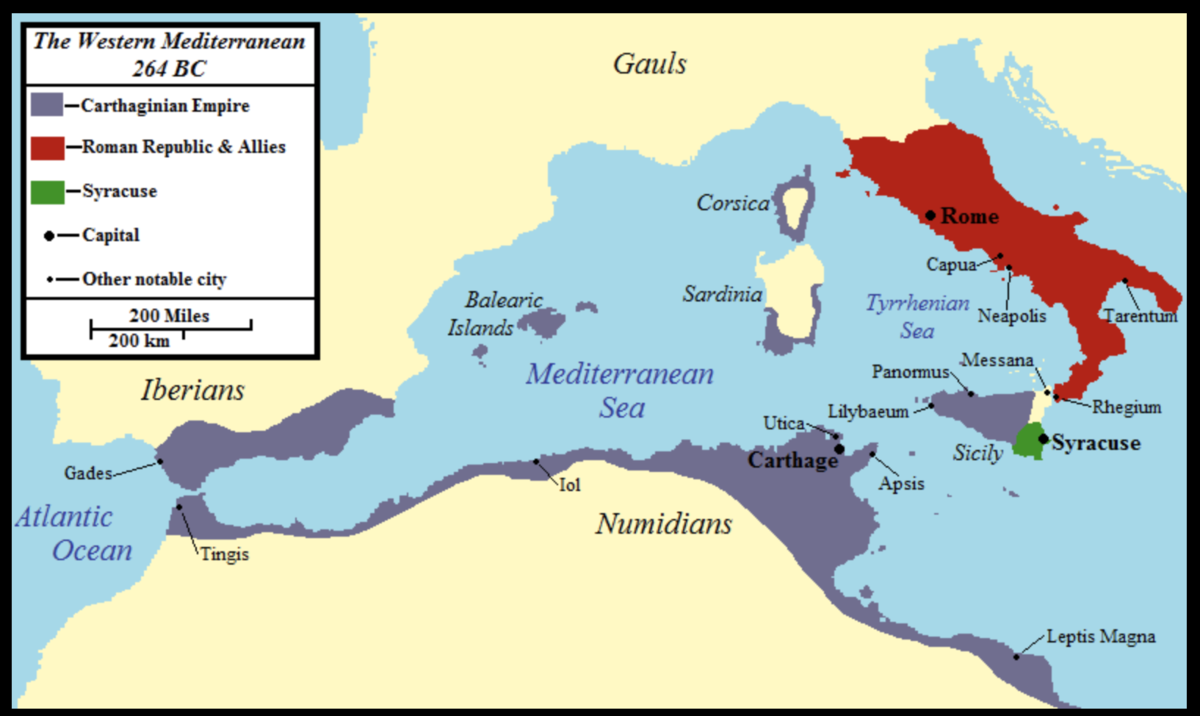 Карфаген на карте. Флаг Карфагена и римской империи. Владения Рима перед Пунических войн. Территория Рима перед 1 Пунической войны.