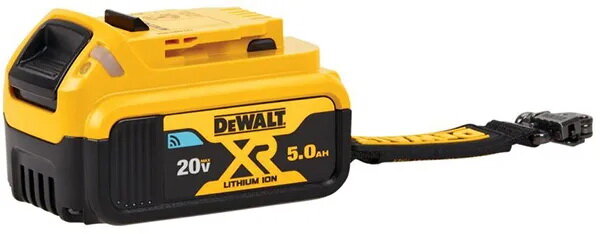 Новая аккумуляторная батарея Dewalt с поддержкой Bluetooth и возможностью крепления на ремешке