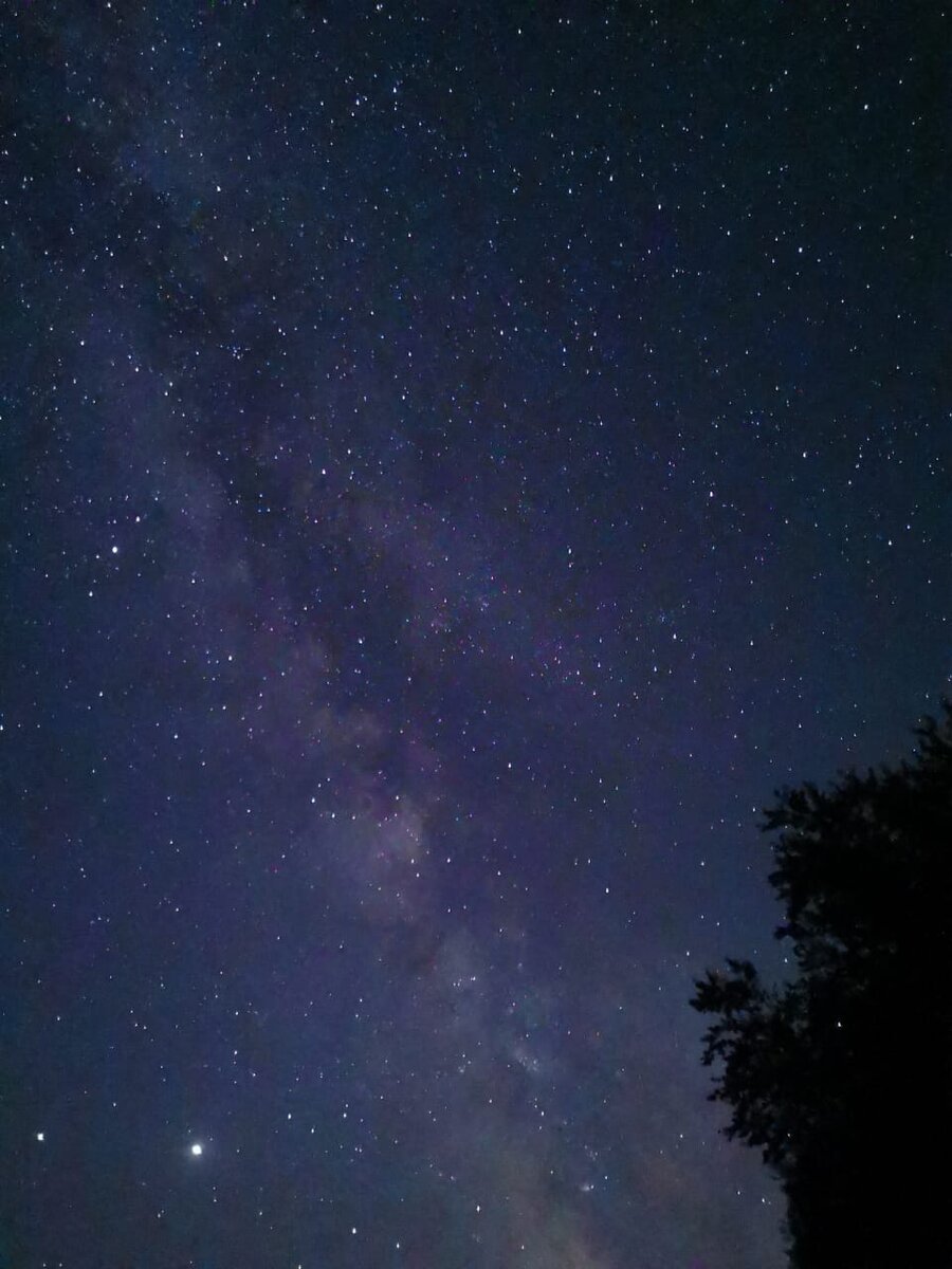 Просто звездное небо, снятое на смартфон