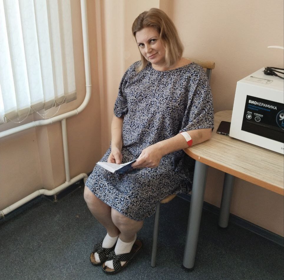    Елена уже готовится к выписке из стационара. Фото: Челябинская областная клиническая больница