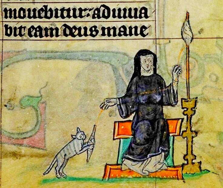 ‘The Maastricht Hours’, Liège 14th century. British Library, Stowe 17, fol. 34r