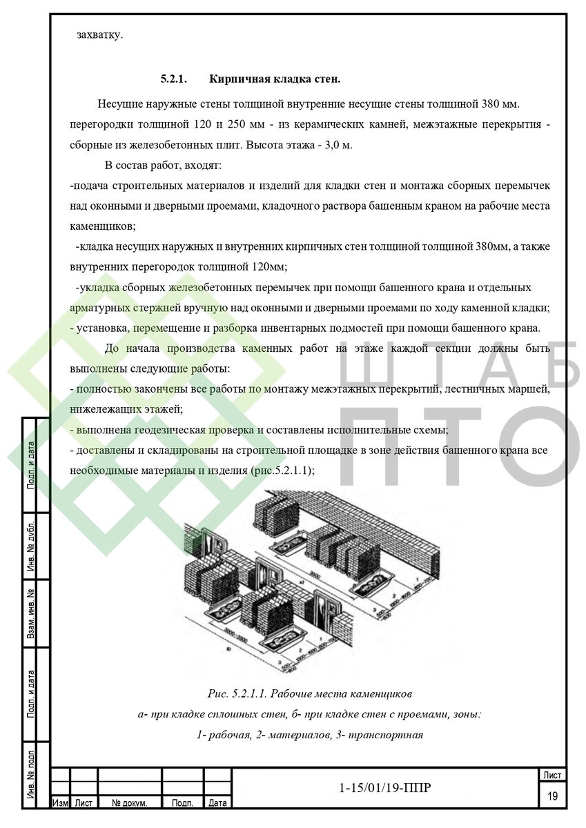 ППР на возведение кирпичного многоэтажного жилого дома в г. Новосибирск.  Пример работы. | ШТАБ ПТО | Разработка ППР, ИД, смет в строительстве | Дзен