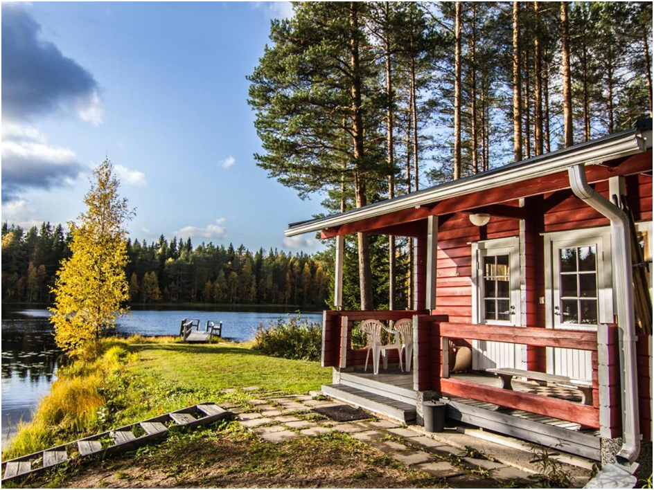 Квартира в карелии. Финляндия домик у озера. Финский дом на берегу озера. Дом у озера Карелия. Дом у реки Финляндия.