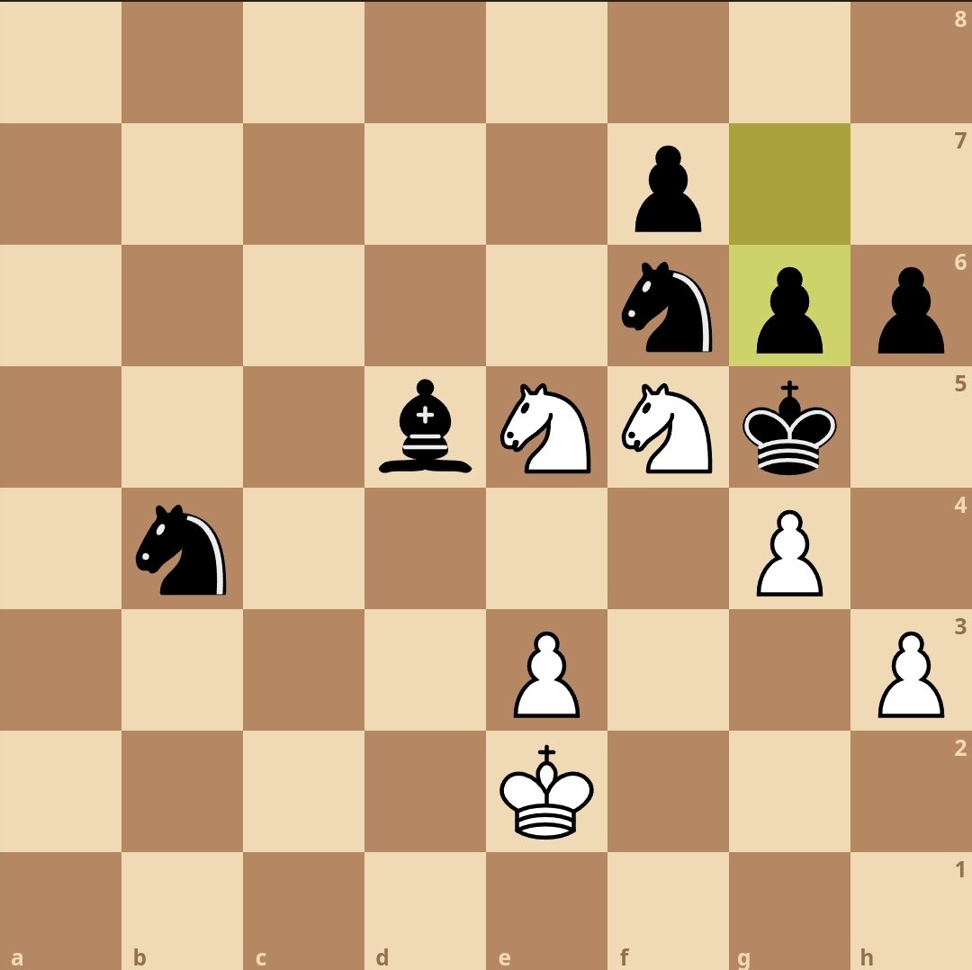 Ход белых. Мат в 1 ход﻿