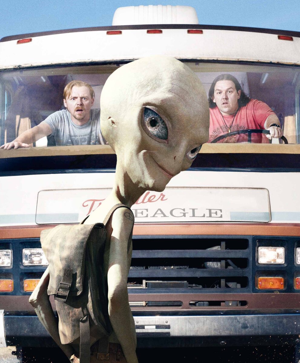 Обзор фильма "Пол: Секретный материальчик", комедия, приключения, фантастика