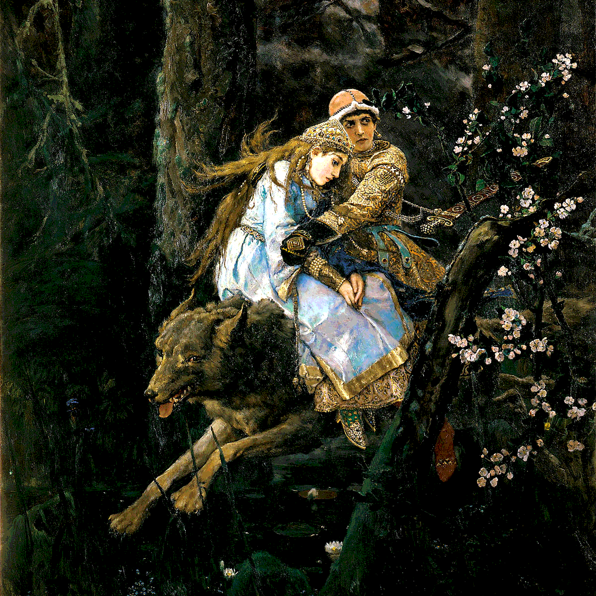 Виктор Васнецов. Иван-царевич на Сером волке. 1889. Государственная Третьяковская галерея, Москва