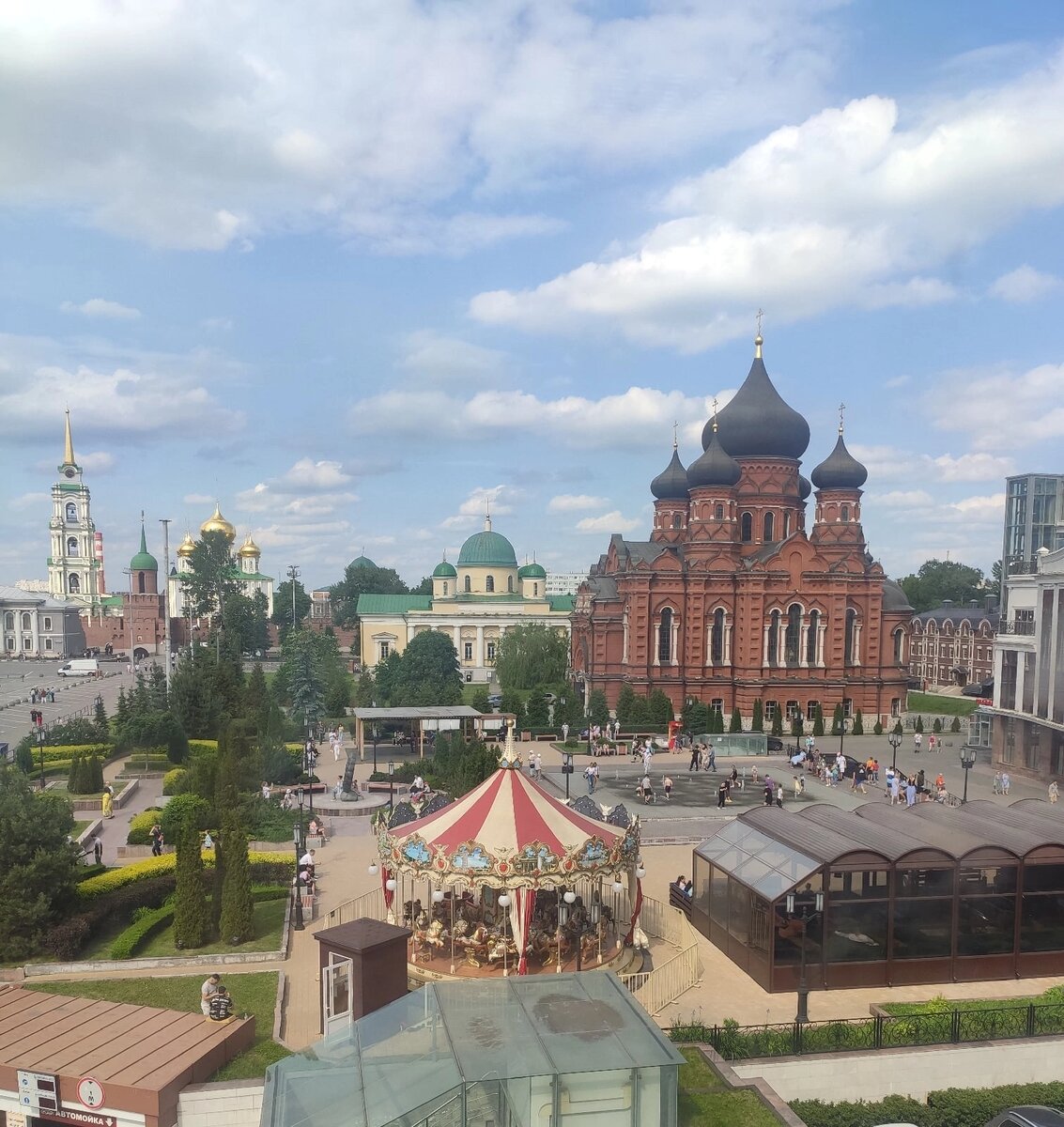 сквер в центре Тулы