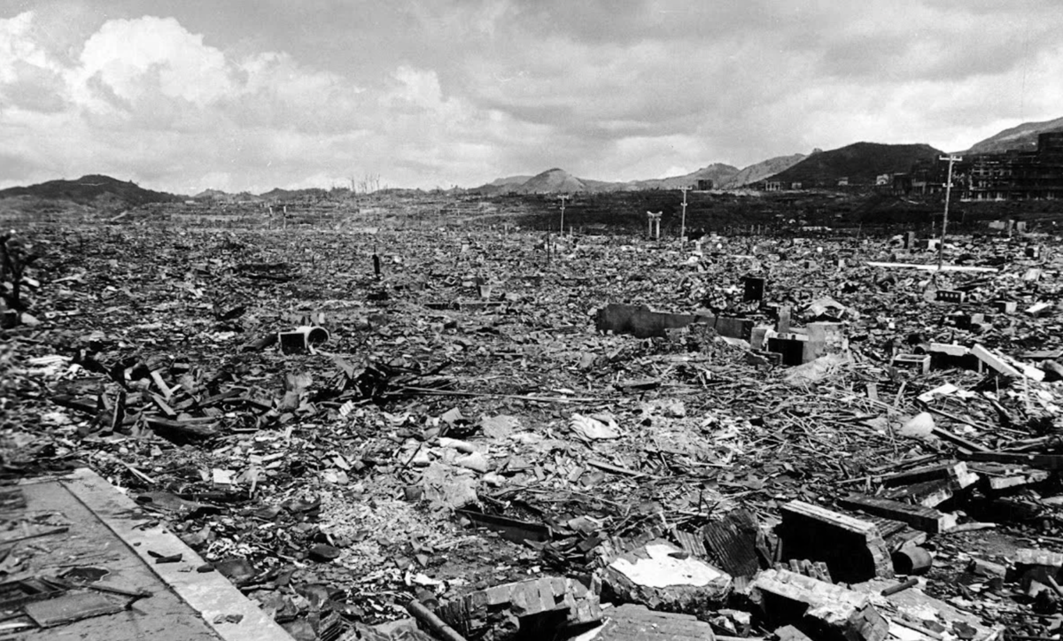 Что осталось от Хиросимы после 15 килотонн