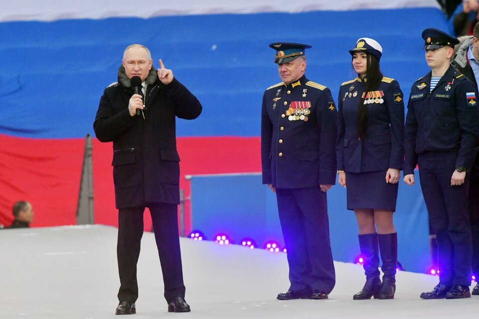     Владимир Путин лично произнес речь перед собравшимися Владимир ВЕЛЕНГУРИН