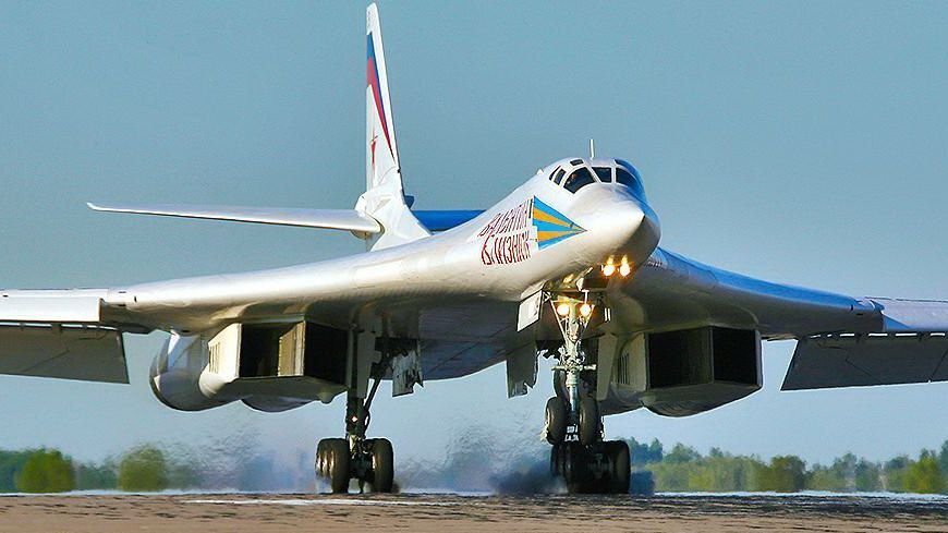 Стратегический ракетоносец Ту-160. Фото: ТАСС/Марина Лысцева