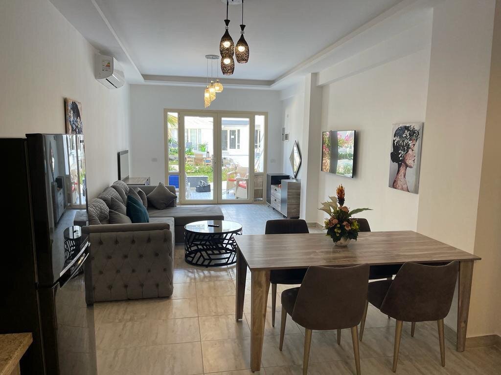 Рецепшн квартиры с одной спальней в компаунде Sky El Gandoul