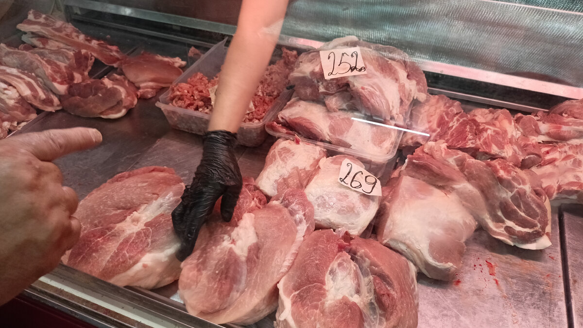 На мясо цены стабильны и не изменились с прошлого года 