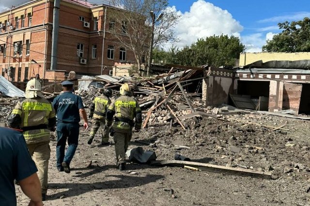    Что происходит рядом с местом взрыва в Таганроге?
