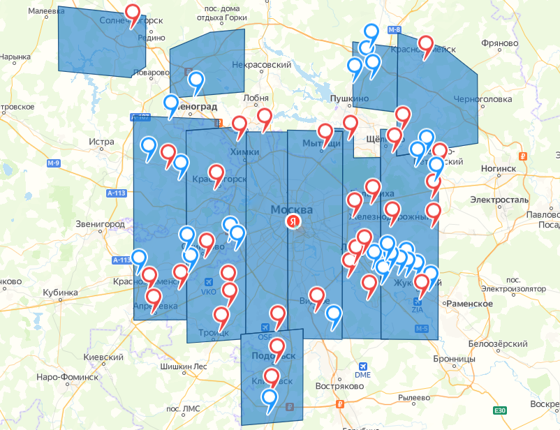 Карта городов спутников москвы. Обновленные спутниковые карты 2021 года. Карта ЗЗ голубая зона и ТД. Синие зоны Яндекса Иркутск на карте.
