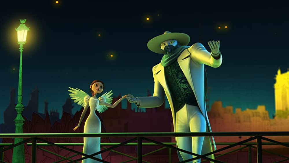 Кадр из фильма Un monstre à Paris. Режиссер: Бибо Бержерон. Производство: Bibo Films, Europa Corp., France 3 Cinéma, uFilm, Walking The Dog. Показ в России: Парадиз