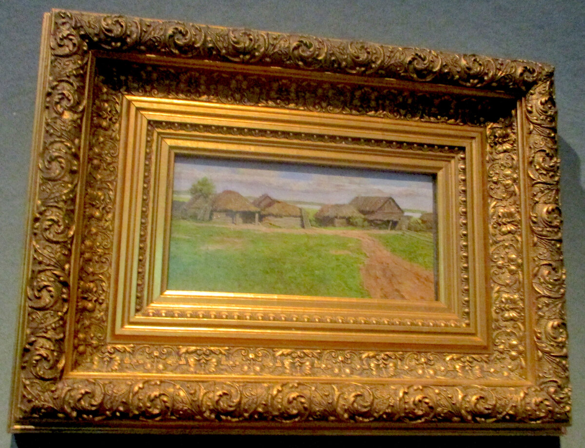 И.Левитан. Деревушка. 1983-1986 гг. Холст, масло. Собрание Алексея Жилина, Москва