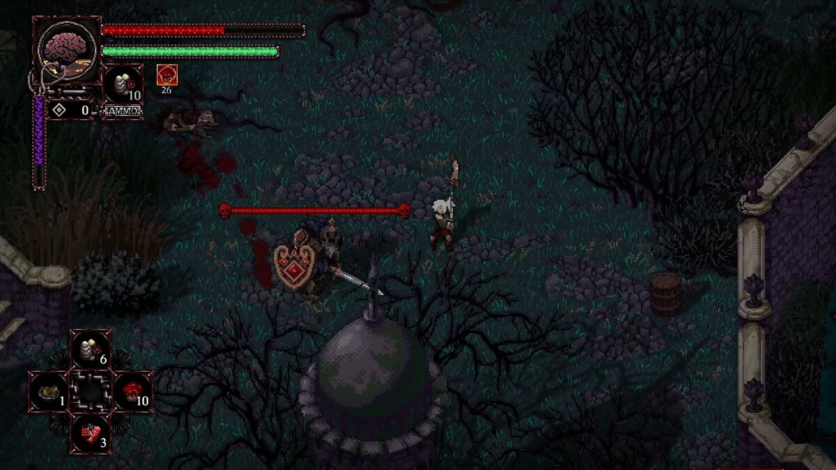 Среди врагов есть и просто огромные рыцари