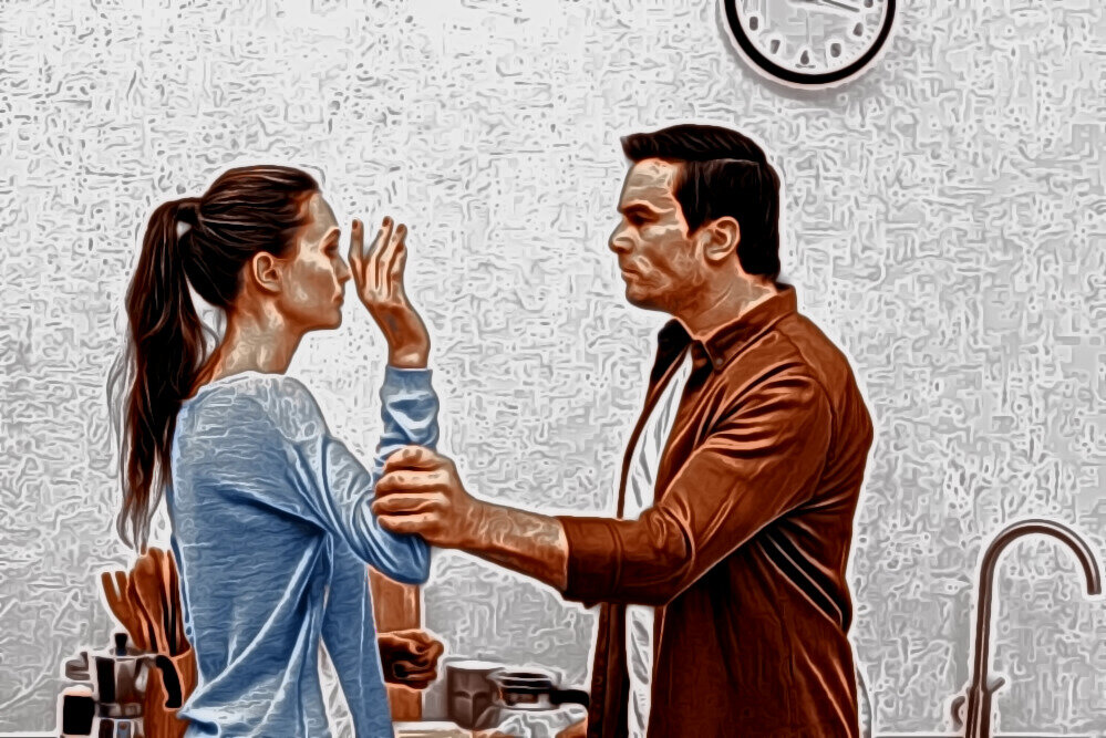 Как-то раз мы поругались, и я её ударил