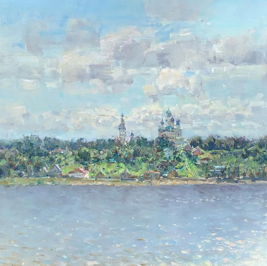 Фотография картины В. Короткова "На Волге" (из открытых источников)