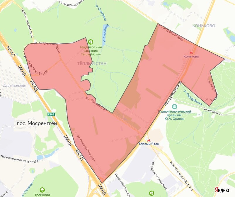 Теплый Стан - комфортабельный район юго-запада Москвы. Может рассматриваться как бюджетный аналог Коньково и Черемушек