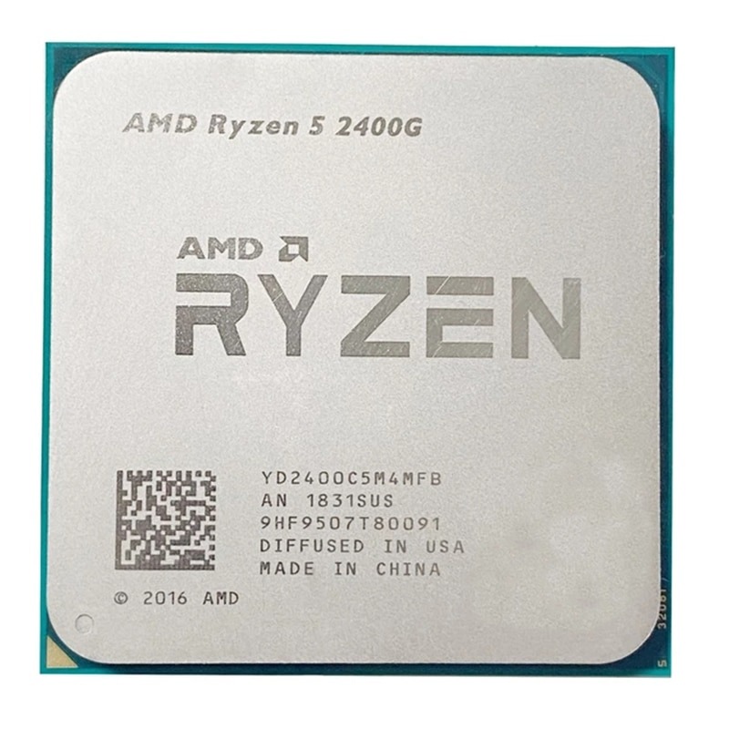 AMD Ryzen 5 2400G R5 2400G 3,6 ГГц четырехъядерный четырехпоточный процессор 65 Вт