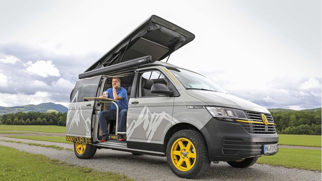 Длина фургона менее 5 метров, база - популярный VW T6