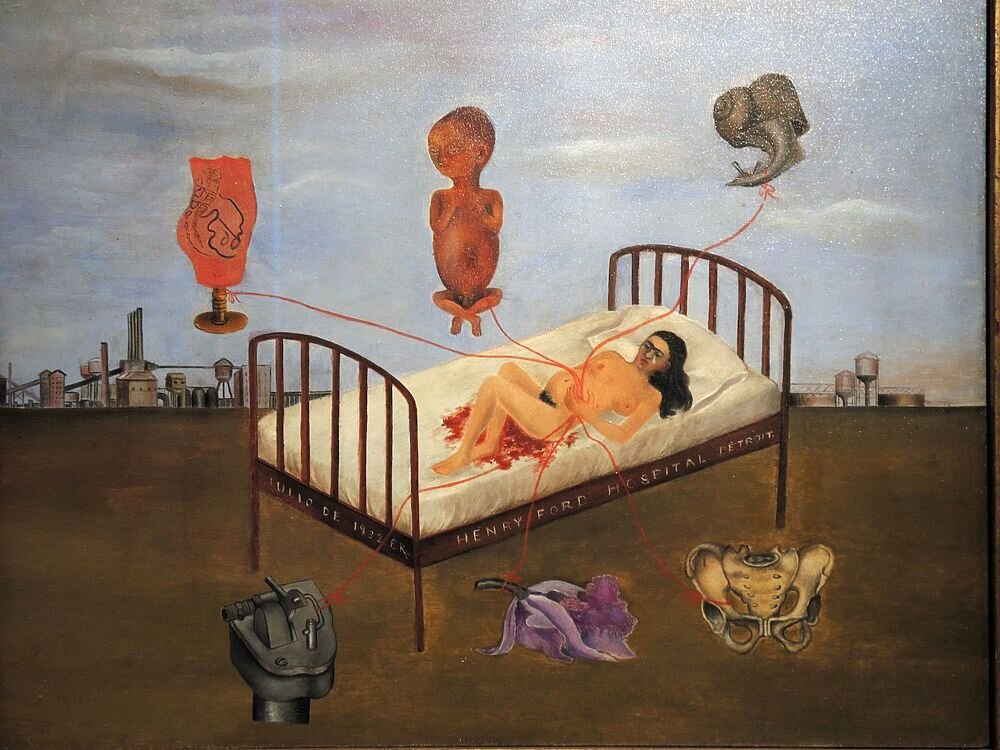 Фрида Кало. Госпиталь Генри Форда. 1932