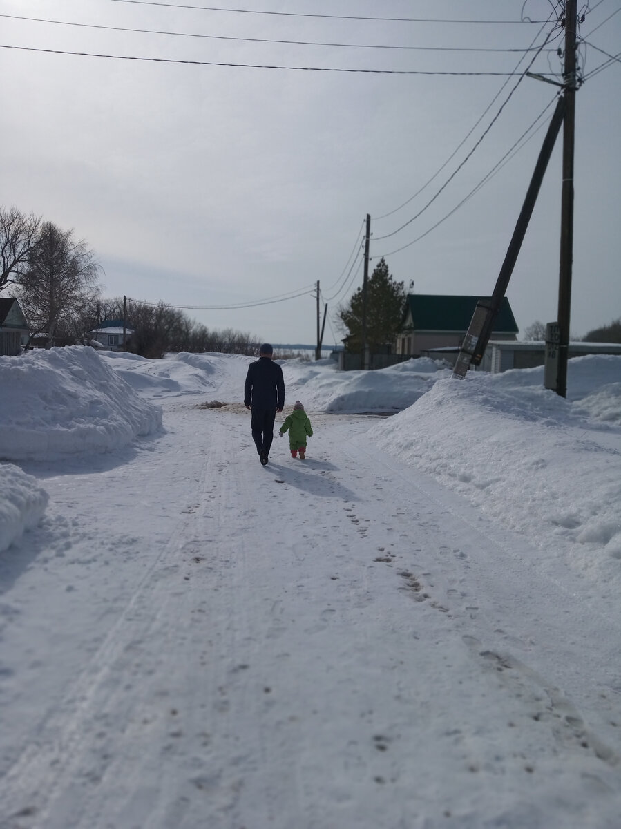 прогулка погожим днем по деревне
