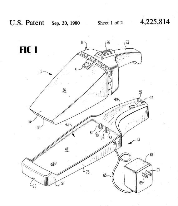 U.S. patent no. 4,225,814