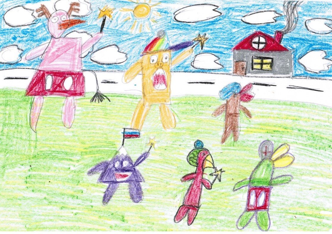 Рисунок моего сына Серафима, у него аутизм, синдром Аспергера