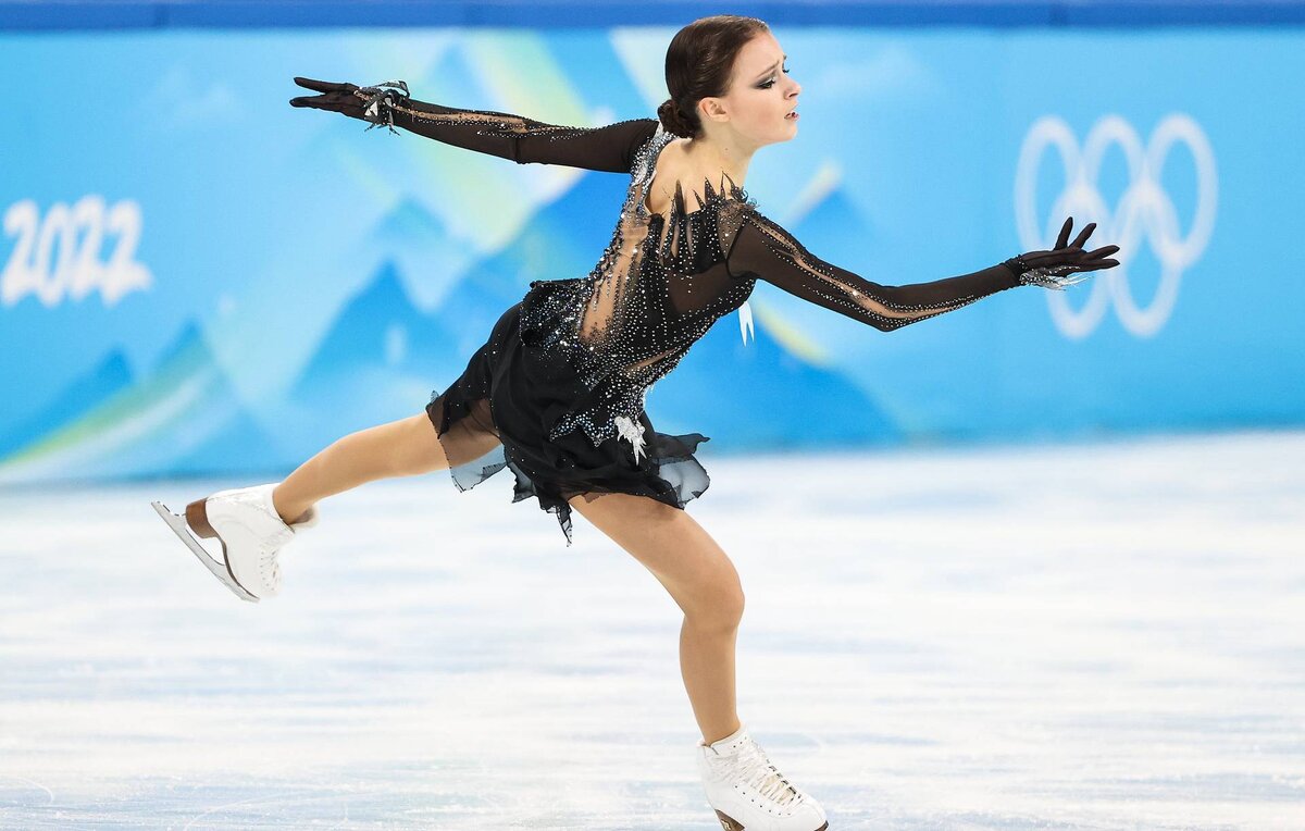 Анна Щербакова короткая программа олимпиада