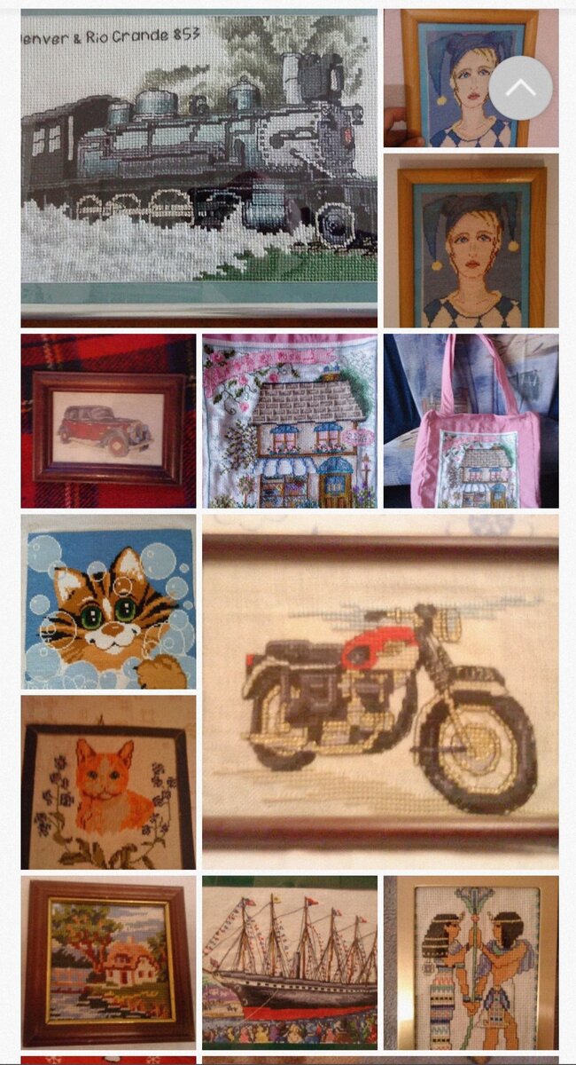 Вышивка, моя, периода "до второго ребёнка"