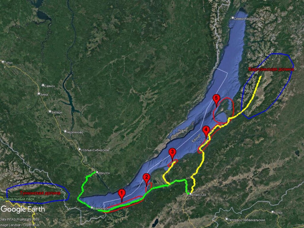 Карта Улан-Удэ - Байкал