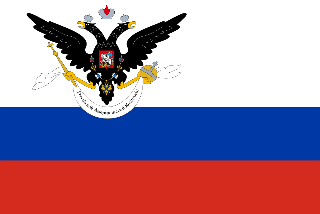 Флаг Русской Америки (Аляски)