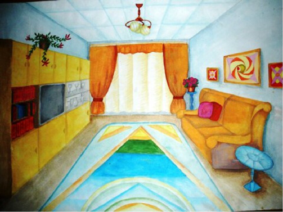 Paint my room. Рисунок комнаты. Рисунок на тему моя комната. Интерьер комнаты рисунок. Интерьер комнаты изо.