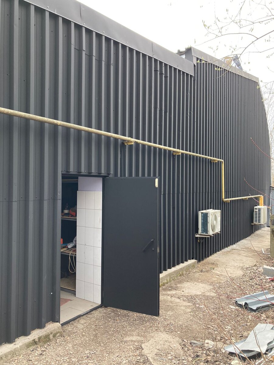 Окраска автомойки г. Смоленск