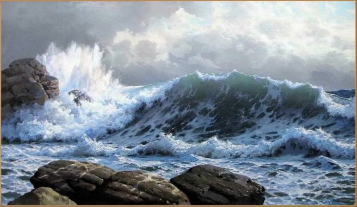 Блистающие облака на картине художника В.А. Фёдорова (https://astori-18.livejournal.com/4151633.html)