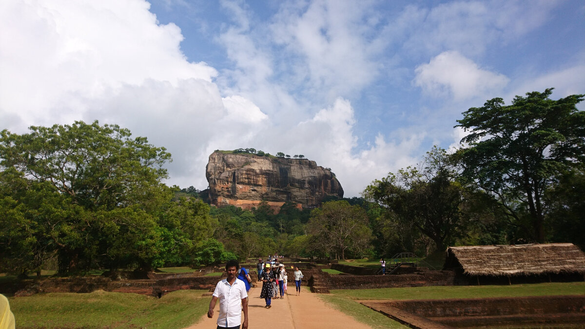 Руины крепости Сигирия на Шри-Ланке
