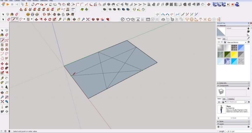 Как сделать 2d чертеж в sketchup