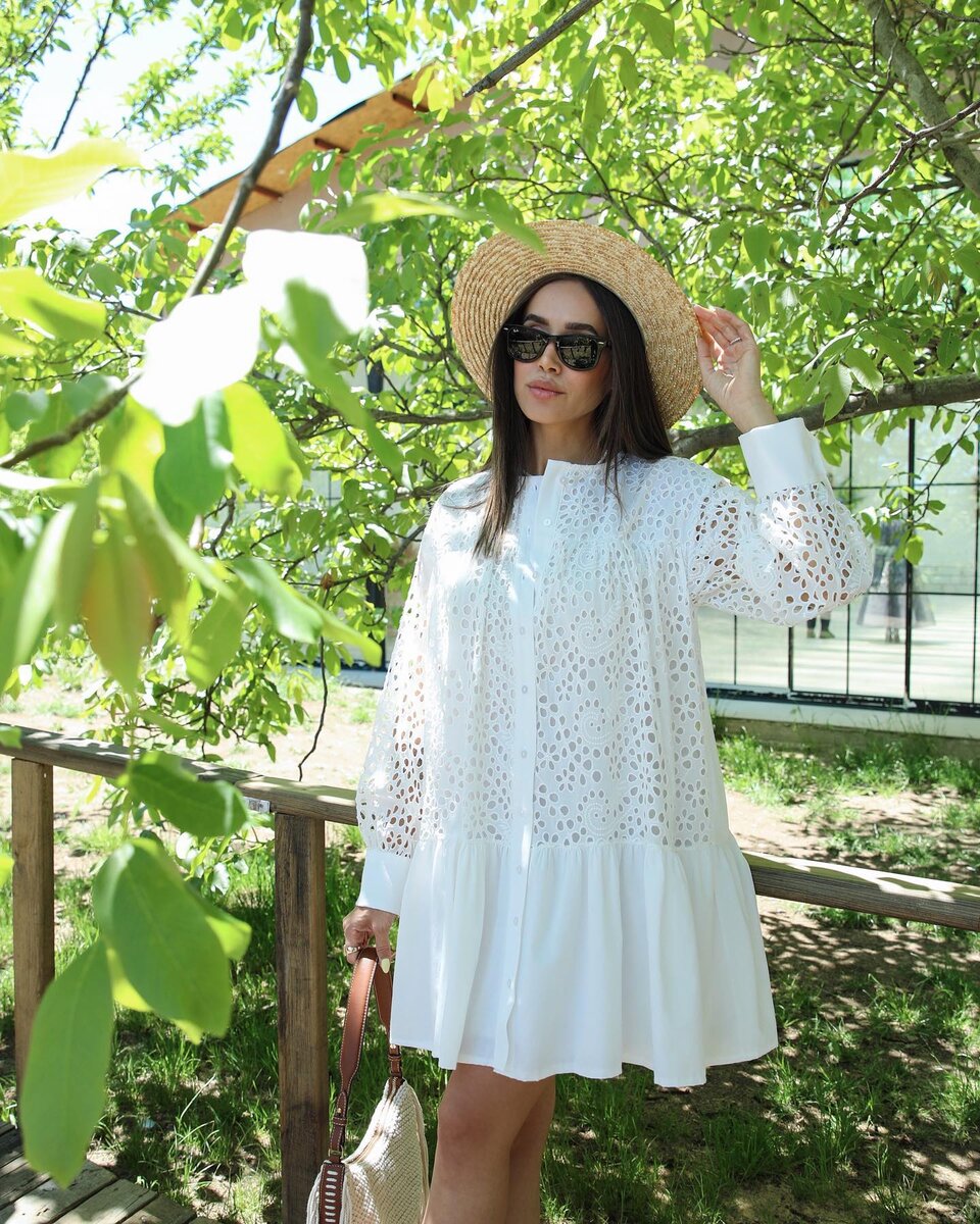 Белое платье на запах собственного производства: стильное и элегантное. - amsee | женская одежда