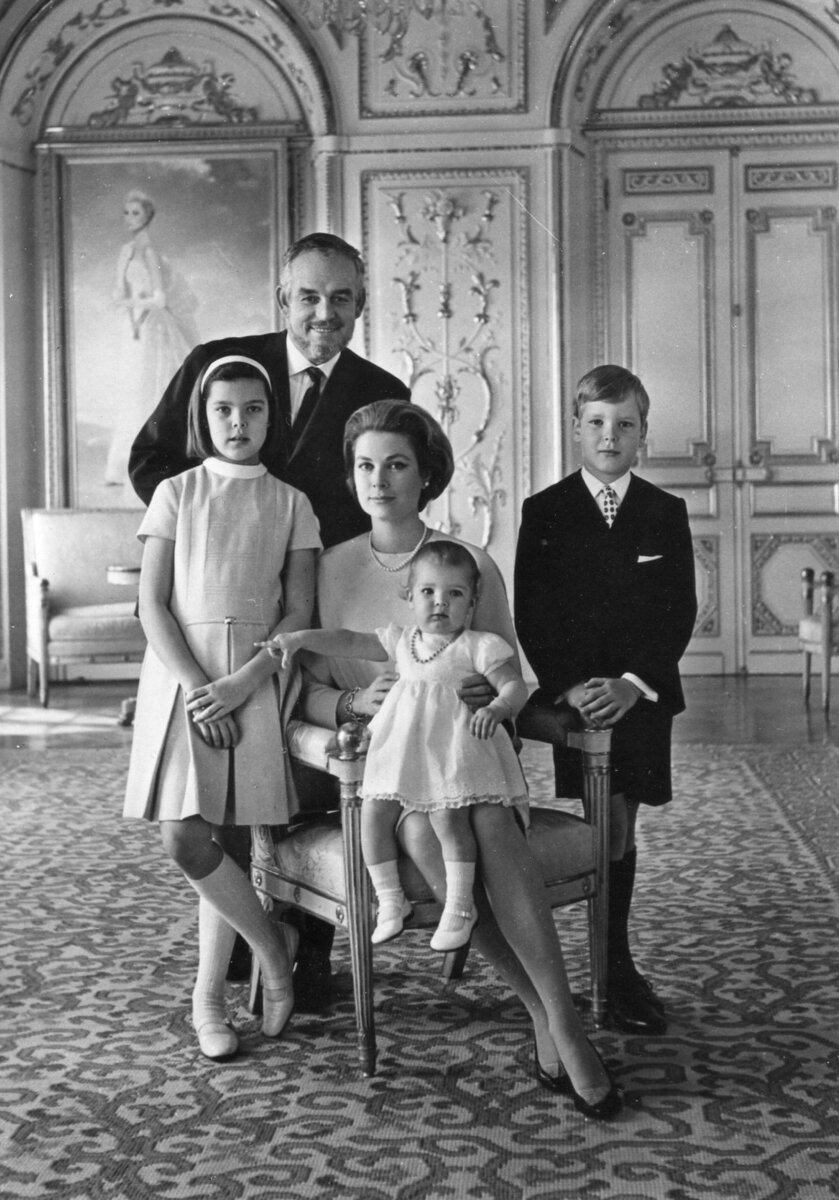 Княжеская семья в 1966 году.
