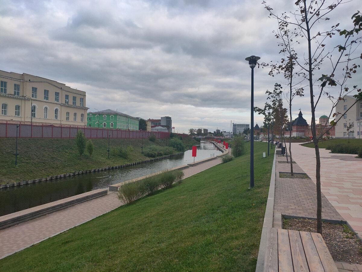 Тула и набережная реки Ура. Фото автора 