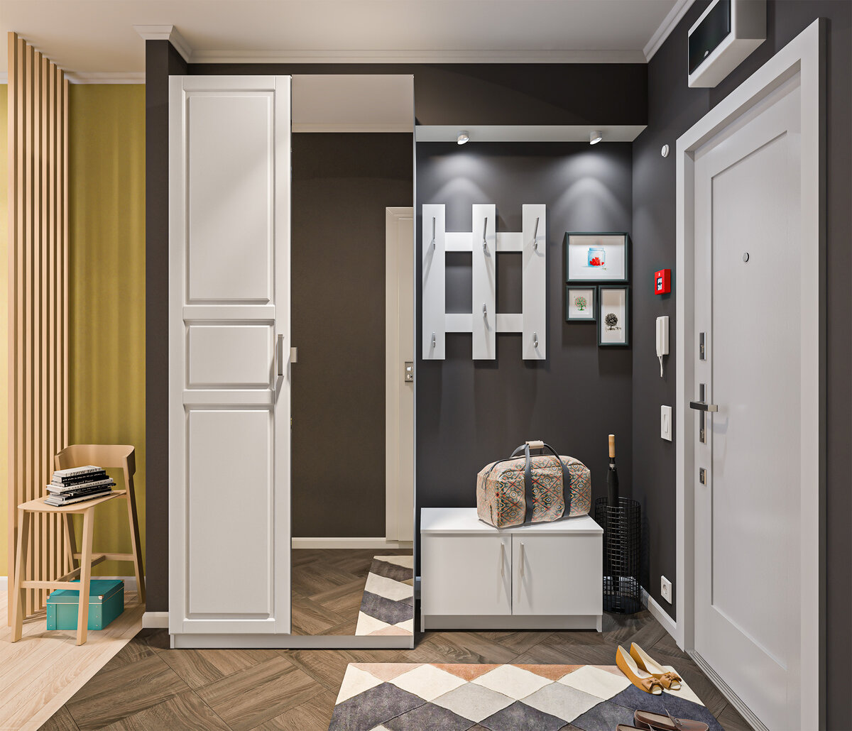 Шкаф Макс представлен в магазинах «Столплит» в двух цветовых решениях: белый и древесный. В нашем случае белый смотрится выигрышнее. Все зависит от цвета окружения и ваших предпочтений. 
