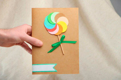 Как сделать красивую открытку на день рождения своими руками