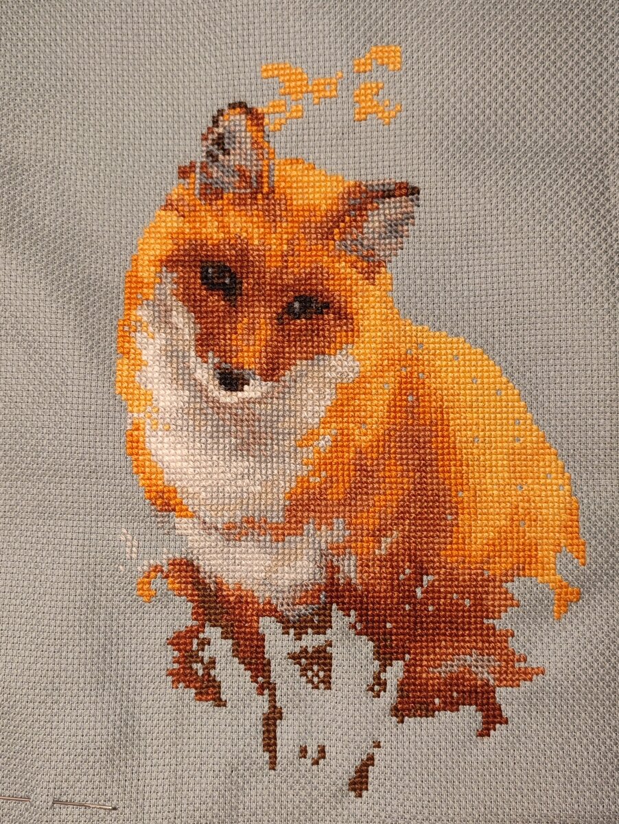 Уже прорисовываются лапки